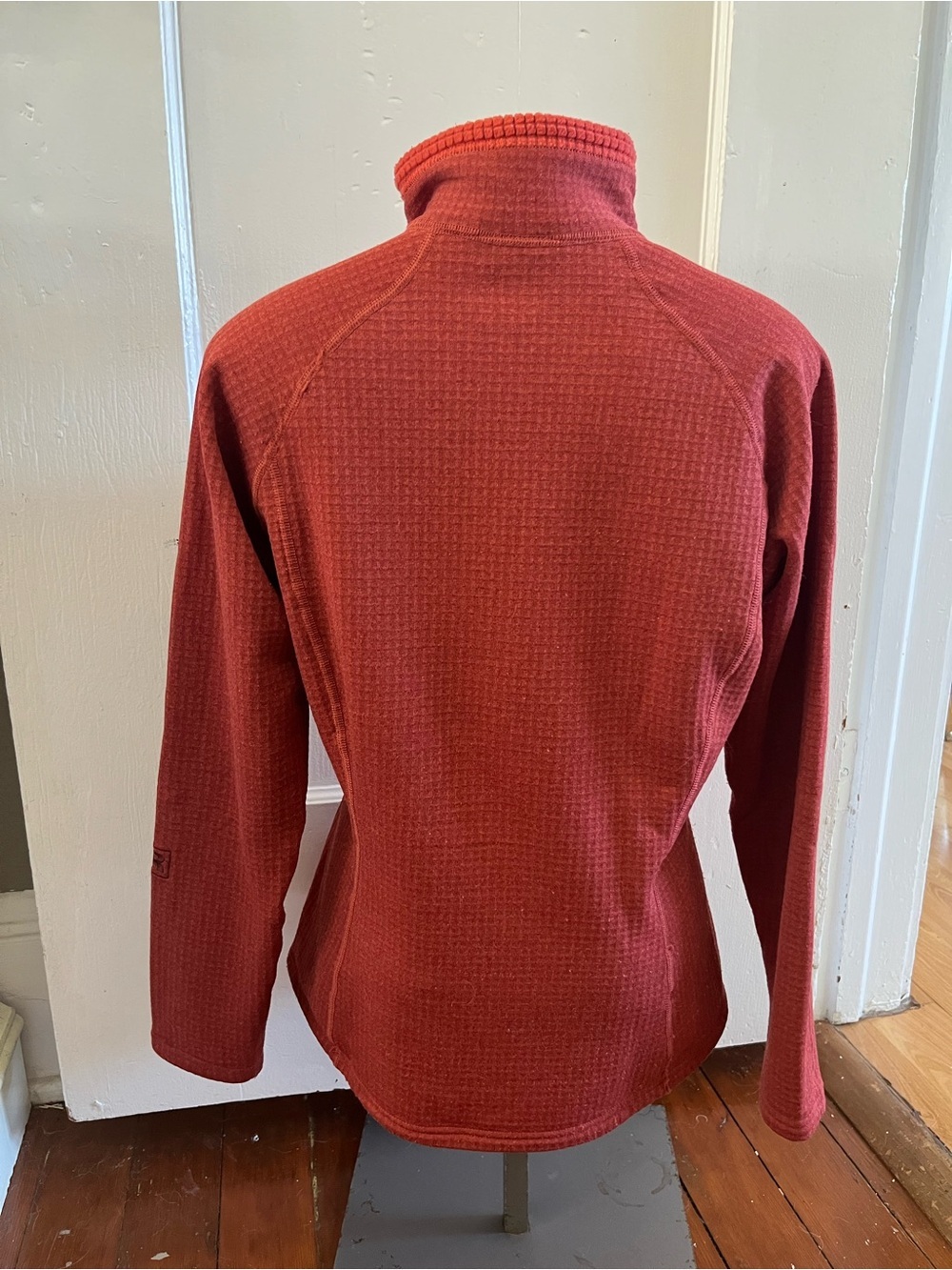 Patagonia Women's R1 Flash Quarter Zip Pullover Red Tech Fleece F4 - Picture 4 of 11